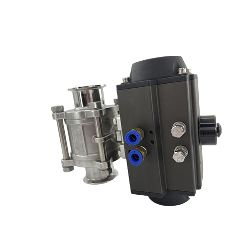 OEM Stainless Steel Pneumatic Actuated 3 Piece Ball Valve Supplier