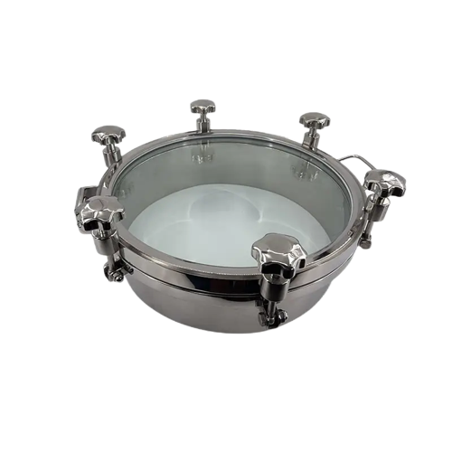 Sanitary Pressure Visible Manhole Cover with Pressure Distributor