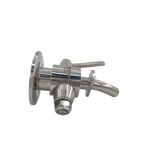 Sanitary Stainless Steel Clamped Plug Type Sampling Valve For Beer Brewery Factory 