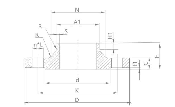 Butt Welding Flange with Neck