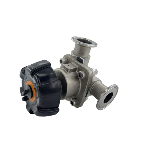  Stainless Steel Tri Clamp Manual 3 Way T Type Diaphragm Valve Wholesale