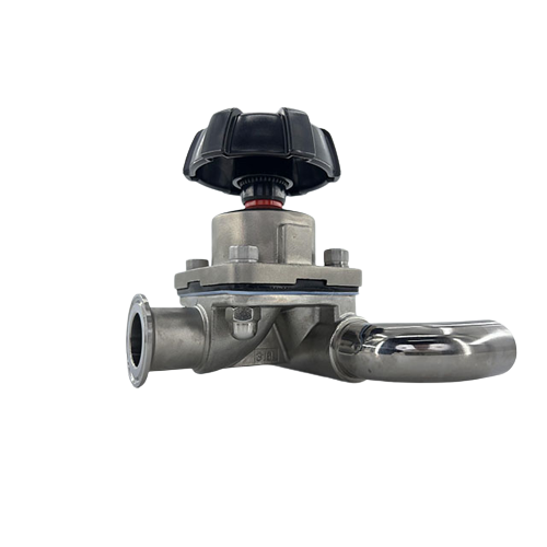 Stainless Steel Hygienic U Type Three Way Diaphrgam Valve Wholesale 