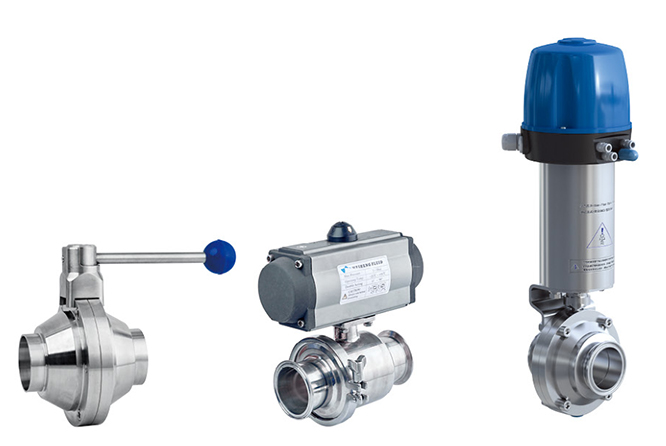 Sanitary Butterfly Ball Valve 