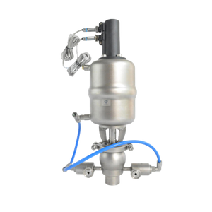 Double Seal Mix-proof Mixproof Valve with Pneumatic Outside Cleaning Vendor 
