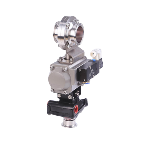 European Pneumatic Actuator Tri Clamp Butterfly Valves with Actuator Warehouse