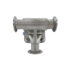  Stainless Steel Tri Clamp Manual 3 Way T Type Diaphragm Valve Wholesale