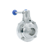 OEM Sanitary Grade Welded Butterfly Valve Factory Wholesale