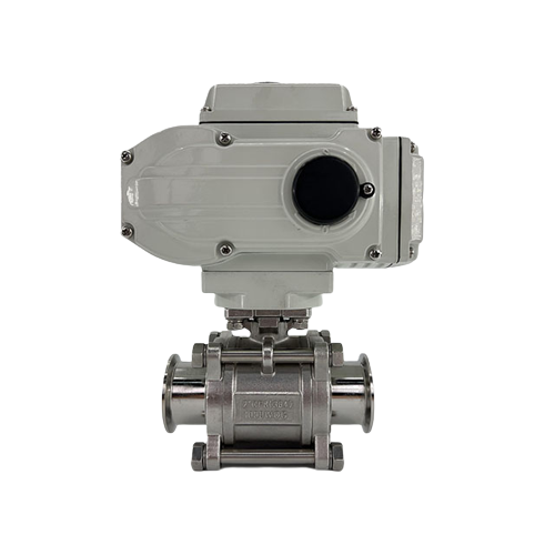 Factory Stainless Steel Electric Actuated Three Piece Ball Valve Warehouse