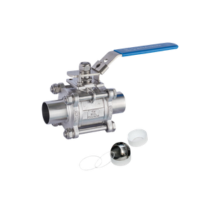 Wholesale Sanitary Three-piece Full-bore Manual Welded Ball Valve Supplier