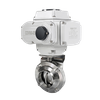 OEM Sanitary Welding Butterfly Valves with Electric Actuator Supplier
