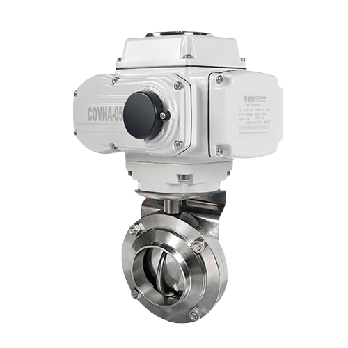 OEM Sanitary Welding Butterfly Valves with Electric Actuator Supplier