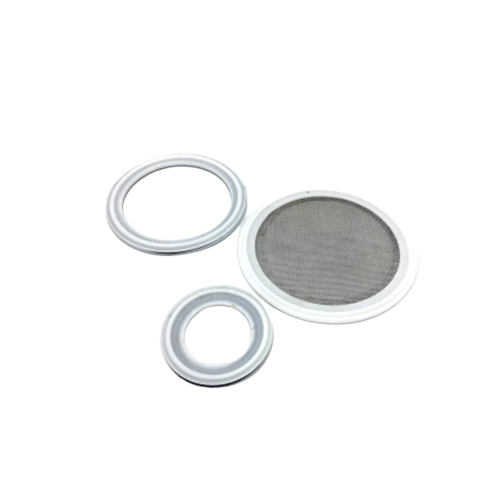 Sanitary Tri Clamps White PTFE Seal with 100 Mesh Screen Supplier
