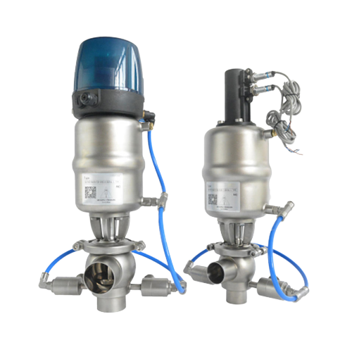 Single Seat Double Seal Two Ways Outside Cleaning Saniatry Mix-proof Mixproof Valve Vendor 