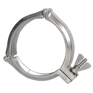 SS304 Stainless Steel KF ISO Standard Vacuum Three-section Clamp Vacuum Accessories Manufacturer