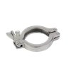 ISO KF Stainless Steel Vacuum Clamp with Fluorine Rubber Sealing Ring Supplier