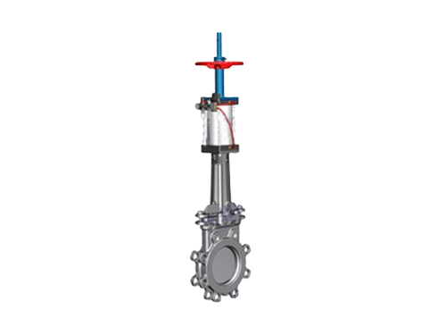 PZ673H-16C Cast Iron Hot Sale Carbon Steel Customized Stainless Steel Pneumatic Rising Stem Type Knife Gate Valve Factory