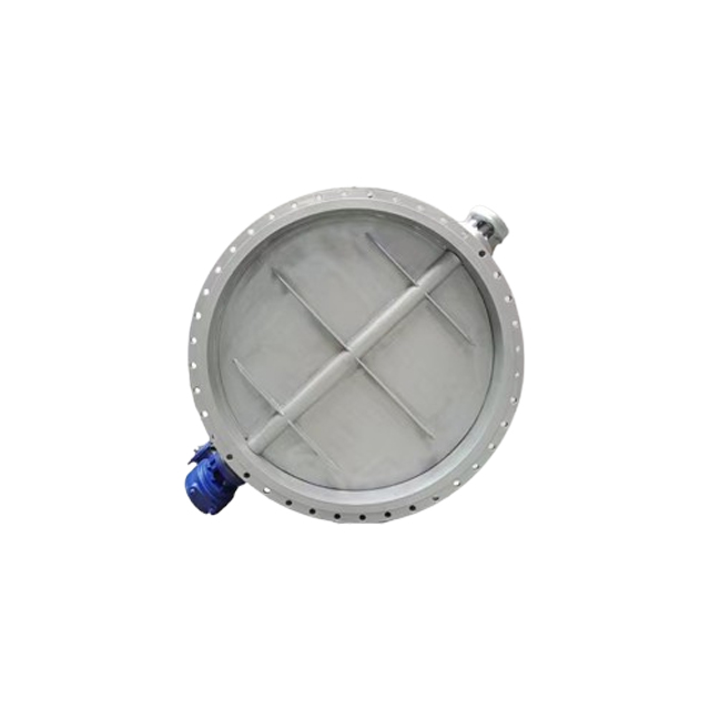 Manual Transmission Flange Ventilation Butterfly Valve Dust Removal Flue Gas Control Valve Flange Air Damper Regulator Valve Factory