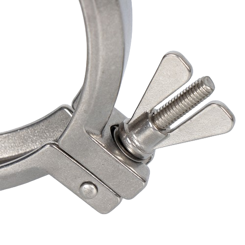 SS304 Stainless Steel KF ISO Standard Vacuum Three-section Clamp Vacuum Accessories Manufacturer