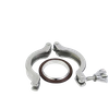 ISO KF Stainless Steel Vacuum Clamp with Fluorine Rubber Sealing Ring Supplier