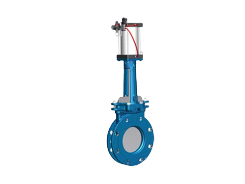 PZ673H-16C Cast Iron Hot Sale Carbon Steel Customized Stainless Steel Pneumatic Rising Stem Type Knife Gate Valve Factory