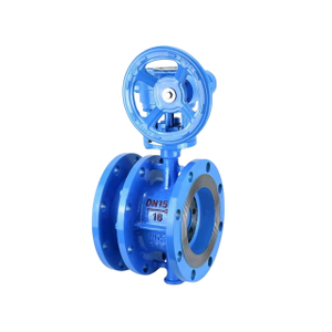SD341(X/F/H)-(6/10/16)C.P.R Cast Steel Worm Gear Flange Telescopic Butterfly Valve Factory