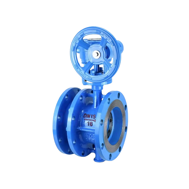 SD341(X/F/H)-(6/10/16)C.P.R Cast Steel Worm Gear Flange Telescopic Butterfly Valve Factory