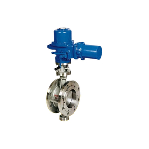 D943H (W/F) Double Eccentric Flanged Turbine Eccentric Electric Double Flange Butterfly Valve Factory