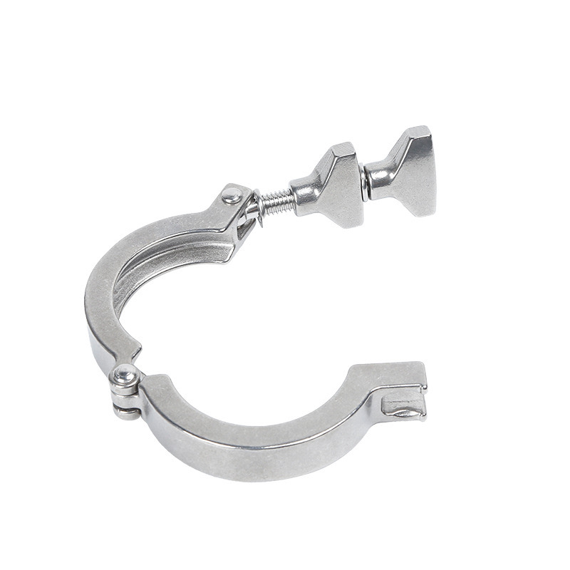 OEM Double Nut Vacuum Clamp Stainless Steel SS304 SS316 Quick Release Clamp Set End Buckle Factory