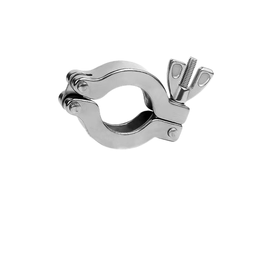 ISO KF Stainless Steel Vacuum Clamp with Fluorine Rubber Sealing Ring Supplier