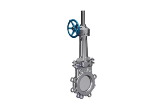 PZ573H-16C SS304 SS316 Manual Bevel Gear Knife Type Gate Valve with Hard Seal Or Soft Seal Factory