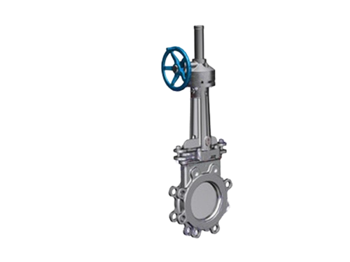 PZ573H-16C SS304 SS316 Manual Bevel Gear Knife Type Gate Valve with Hard Seal Or Soft Seal Factory