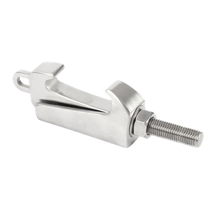 SS304 Stainless Steel Double Claw Clamp Vacuum Caliper Screw Groove ISO Standard Flange Clamp Supplier