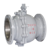 Q41F-16C Cast Steel Manual Flange Connection Ball Valve with Soft Seal Factory