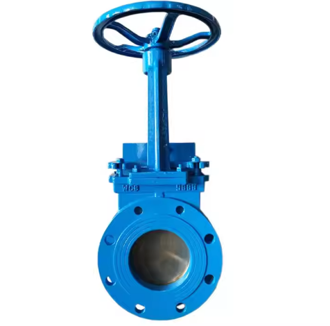 PZ73H-16C Industrial SS304 SS316 Stainless Steel WCB Flange Manual Knife Gate Valve With Hard Seal Or Soft Seal Manufacturers
