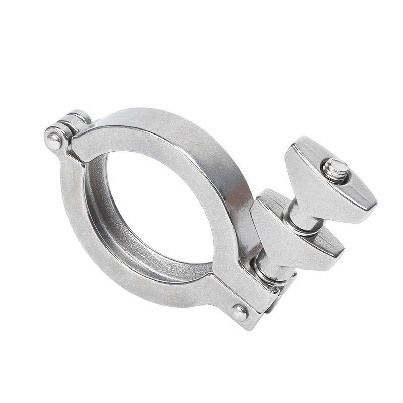 OEM Double Nut Vacuum Clamp Stainless Steel SS304 SS316 Quick Release Clamp Set End Buckle Factory