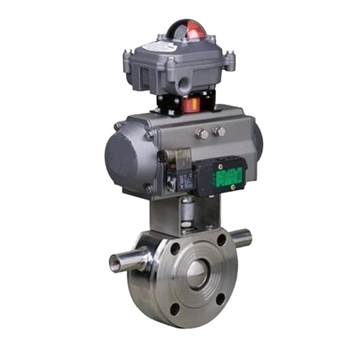Q71F-16P CFBM Thin Body Ball Valve Ultra-thin Thermal Insulation Pneumatic Ball Valve Warehouse