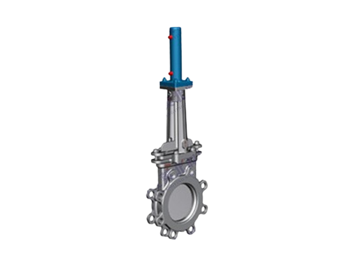 PZ743X-16C CF8M One Way Seal Hydraulic (rising Stem) Knife Gate Valve Knife-type Gate Valve Factory