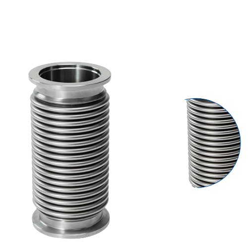 Sanitary Stainless Steel 304 316 Metal ISO Vacuum Bellows Expansion Joint Bellows with Flange Connection Factory