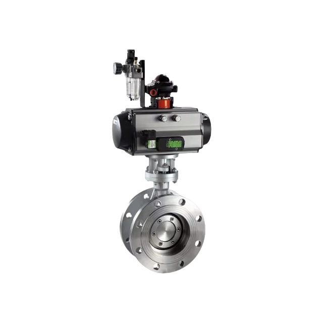 D643 Stainless Steel Electric Motorized Pneumatic Operate Adjusting Regulating Flange Connection Wcb Butterfly Valve Factory