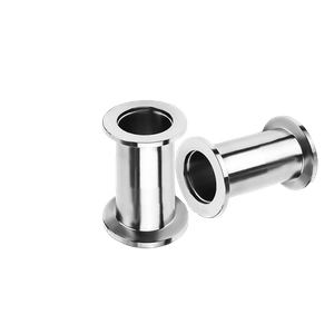  Sanitary Stainless Steel 304 SS316L KF16 Full Nipple Tri-clamp Pipe Fitting Vacuum Straight Fittings Supplier