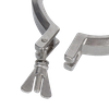 SS304 Stainless Steel KF ISO Standard Vacuum Three-section Clamp Vacuum Accessories Manufacturer