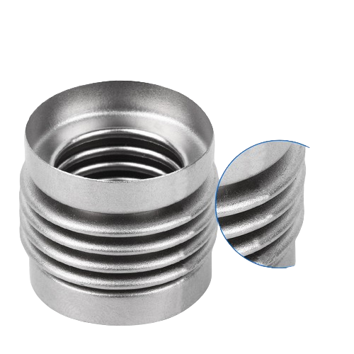 OEM 304 Stainless Steel Hydroformed Quick Bellows Coupling Type Metal Damping Bellows Factory