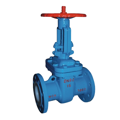 Z41F46-16C Manual Cast Steel Fully Lined Tetrafluoro Flanged Gate Valve Rising Stem Corrosion And Acid And Alkali Resistant
