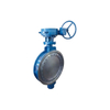 DN200-DN1200 Turbine Drive Flange Ventilation Butterfly Valve Is Used for Air, Gas, Flue Gas, Etc. for Manufacturers