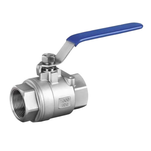 BSPT NPT Two piece screw thread ball valve 